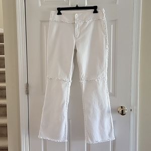 CLIO White Denim Jeans. Size 8